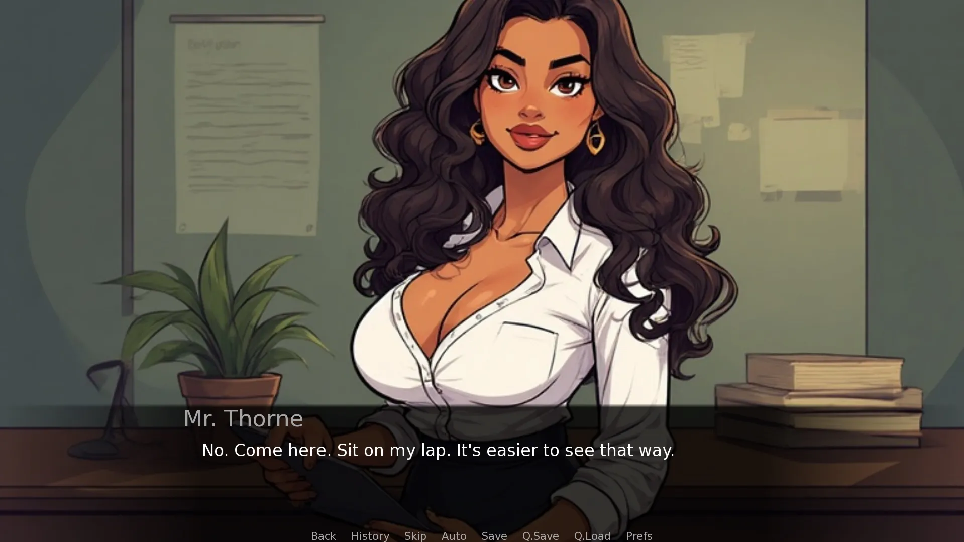 Mr. Thorne’s Office gameplay screenshot 11 (Ren'Py adult game) by kzfol – free download