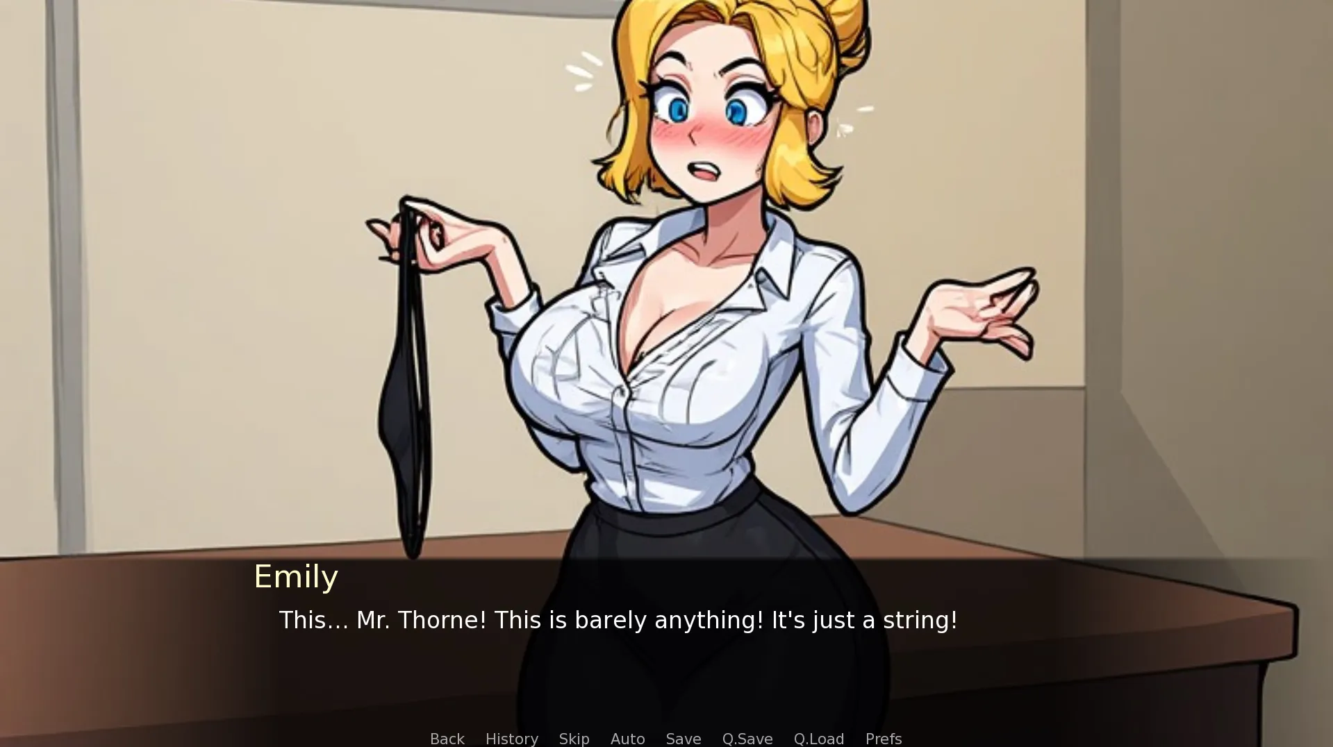 Mr. Thorne’s Office gameplay screenshot 4 (Ren'Py adult game) by kzfol – free download