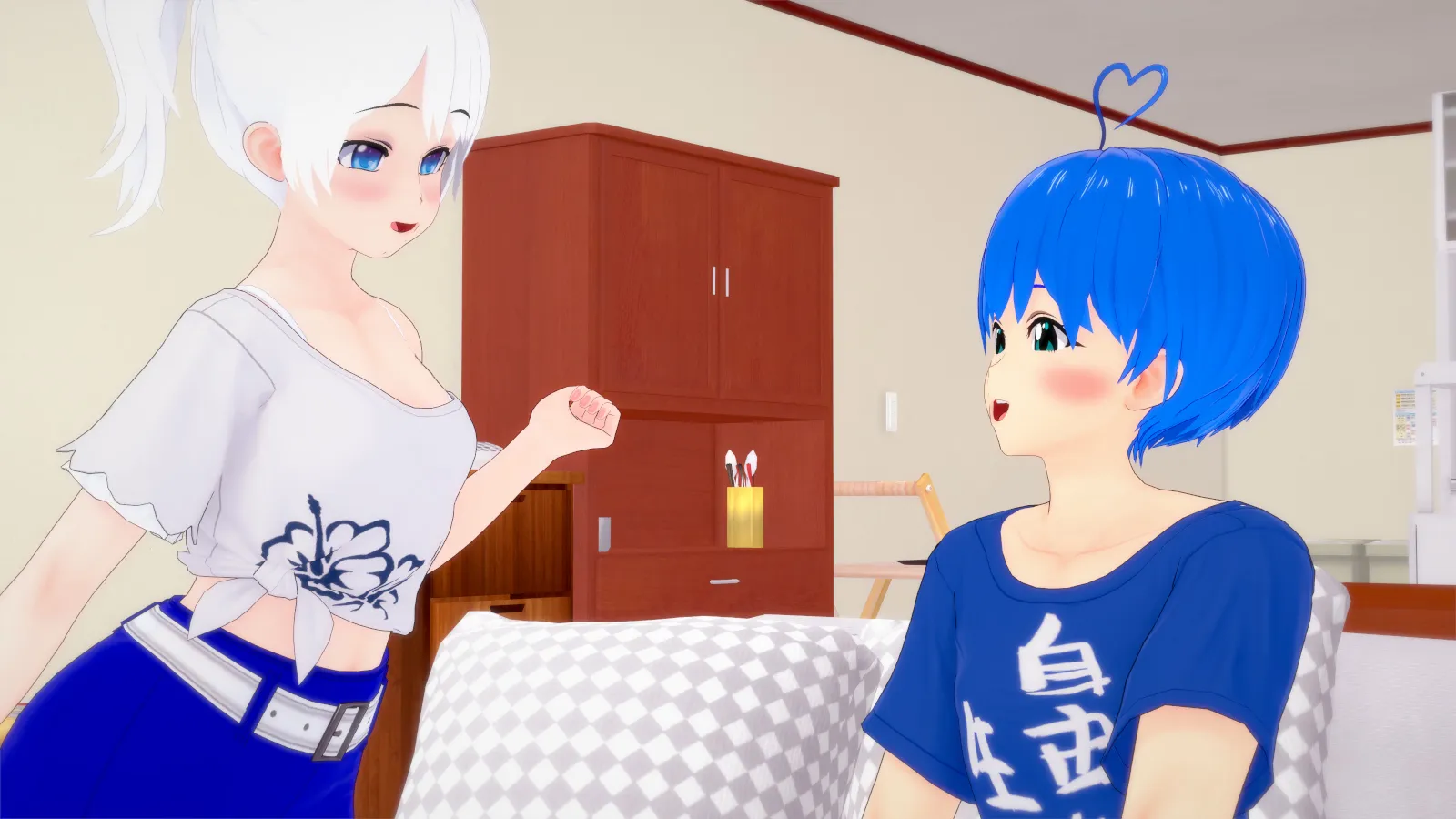 The Fallen of Angel gameplay screenshot 2 (Ren'Py adult game) by MeguminPixel7w7 – free download