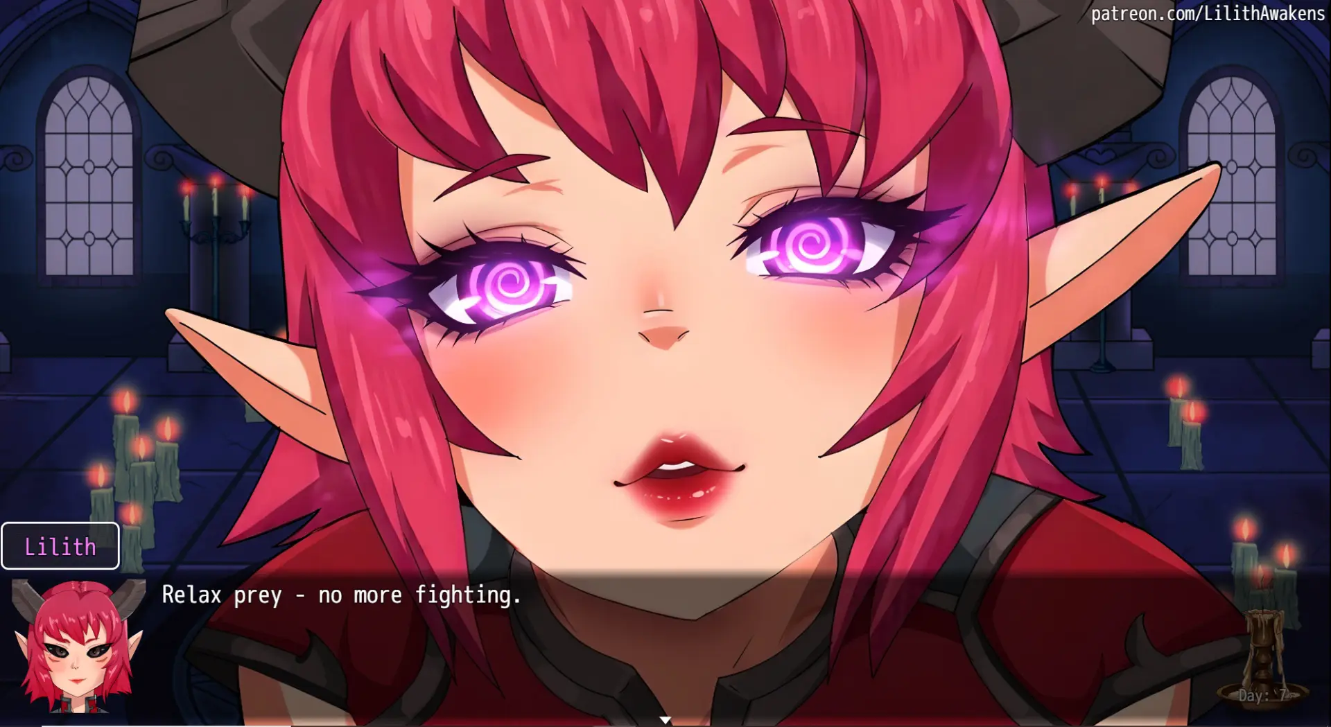 Lilith Awakens cover 0.7 – RPGM adult game by ElatedOwl free download