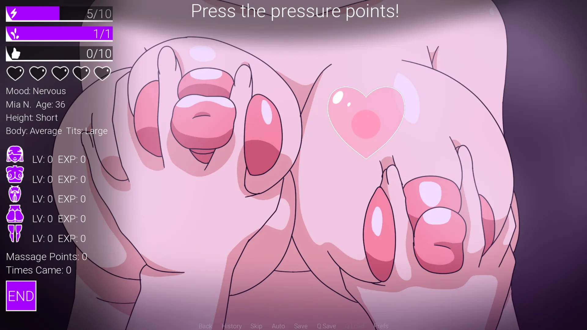 Loving Touch gameplay screenshot 2 (Ren'Py adult game) by Huli – free download