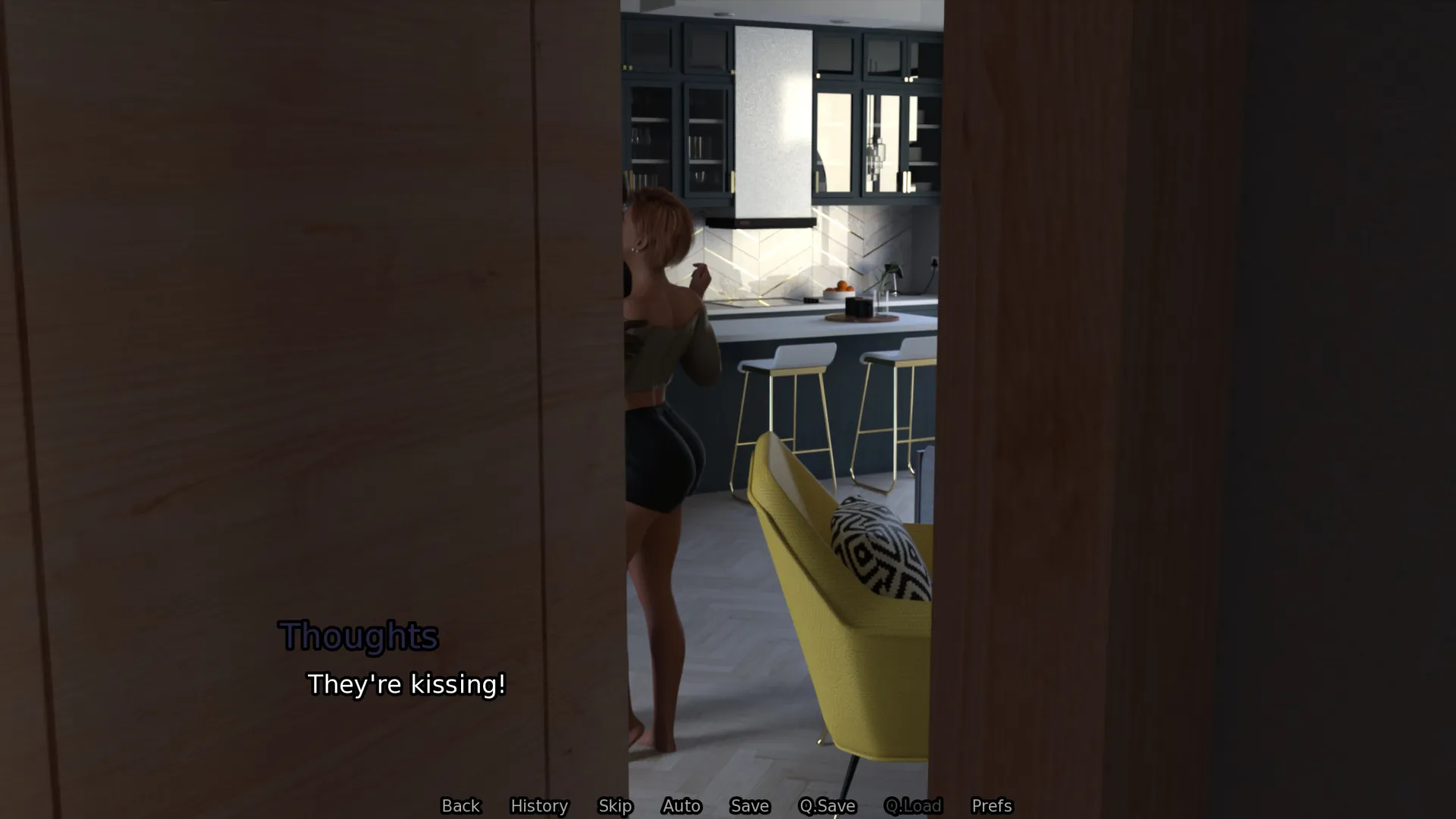 Shadows of Trust gameplay screenshot 1 (Ren'Py adult game) by Sieglinnde – free download