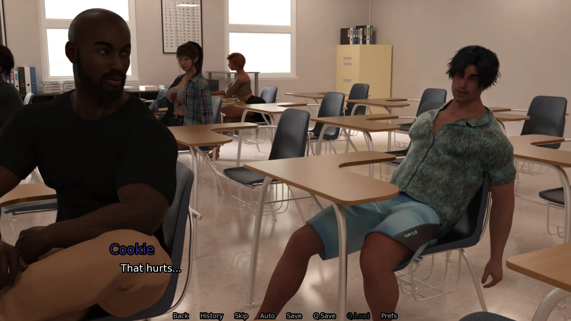 Shadows of Trust gameplay screenshot 3 (Ren'Py adult game) by Sieglinnde – free download