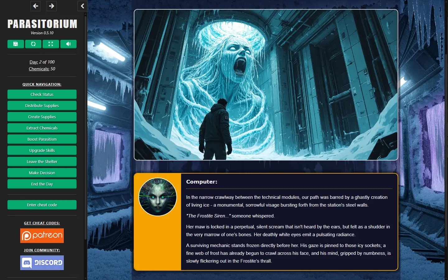 Parasitorium gameplay screenshot 18 (HTML adult game) by SupremeAI – free download