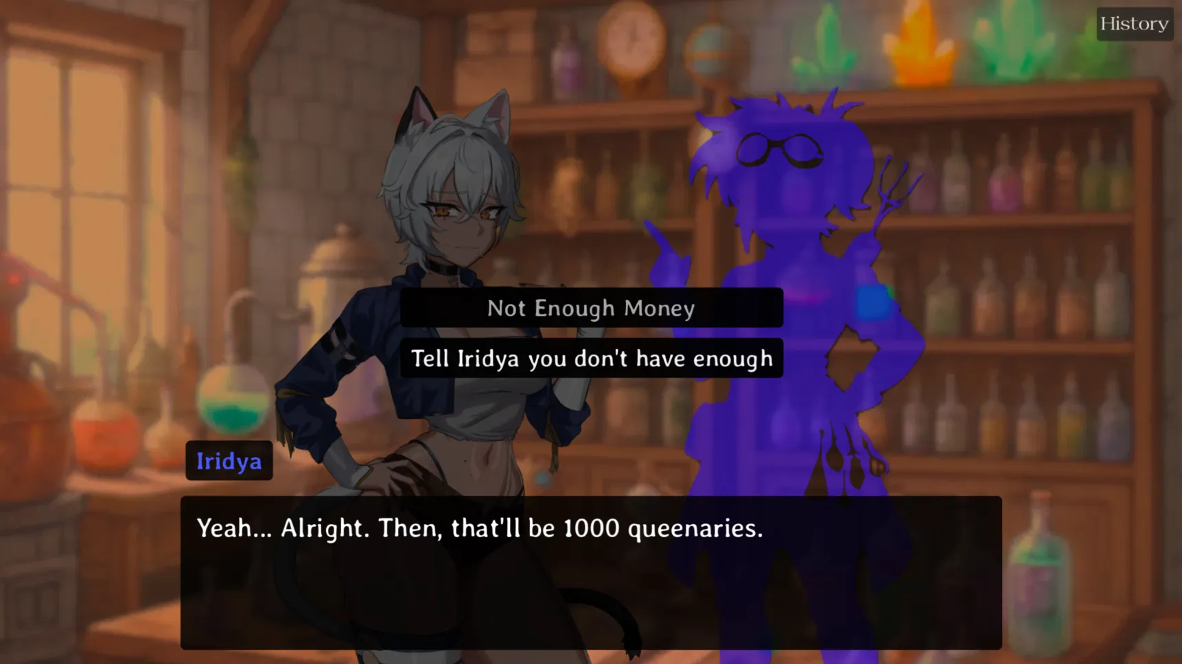 Fissure Divers: Maleena’s Corruption gameplay screenshot 5 (Godot adult game) by Corrupt Cinnamon – free download