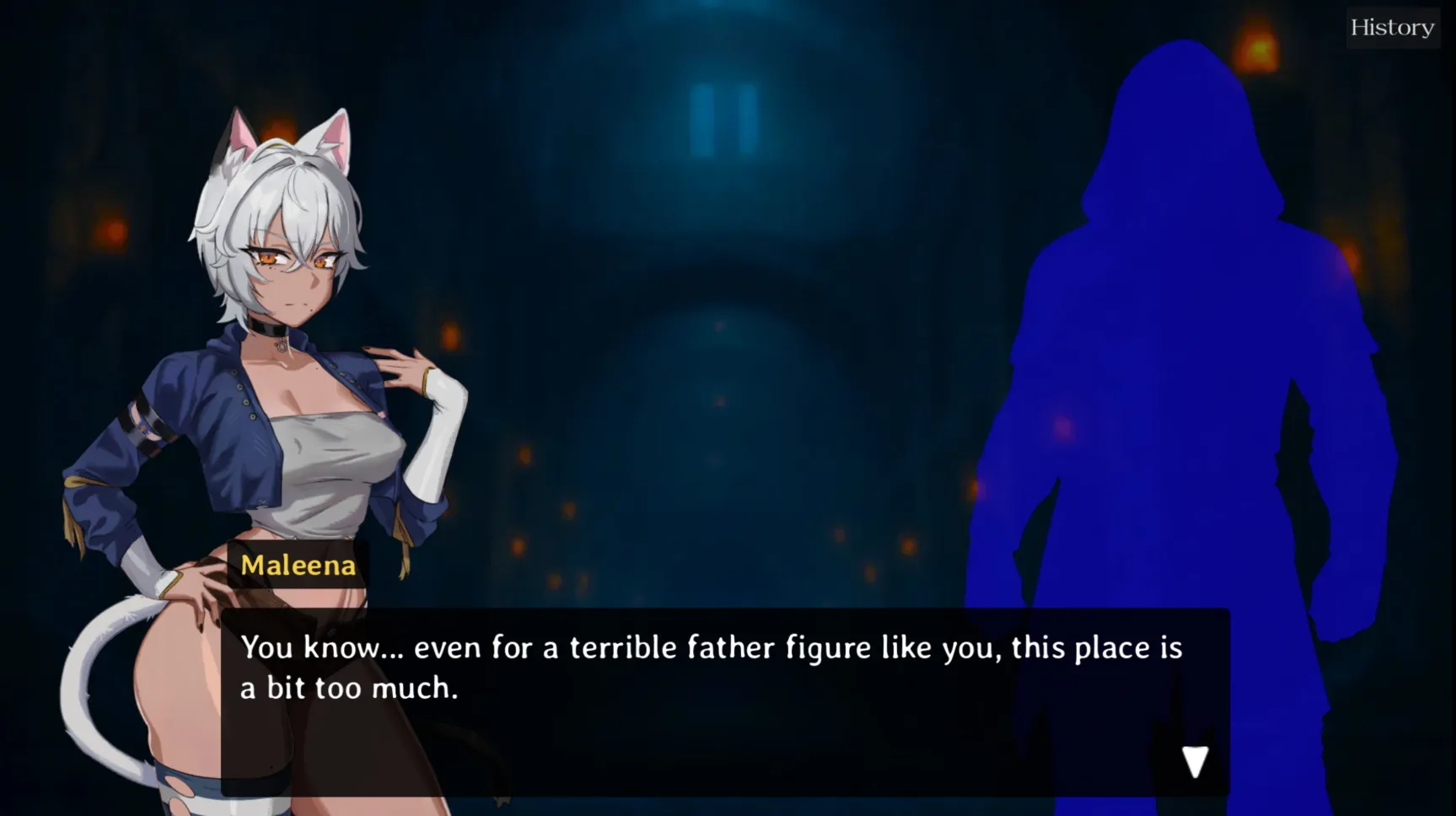 Fissure Divers: Maleena’s Corruption gameplay screenshot 2 (Godot adult game) by Corrupt Cinnamon – free download