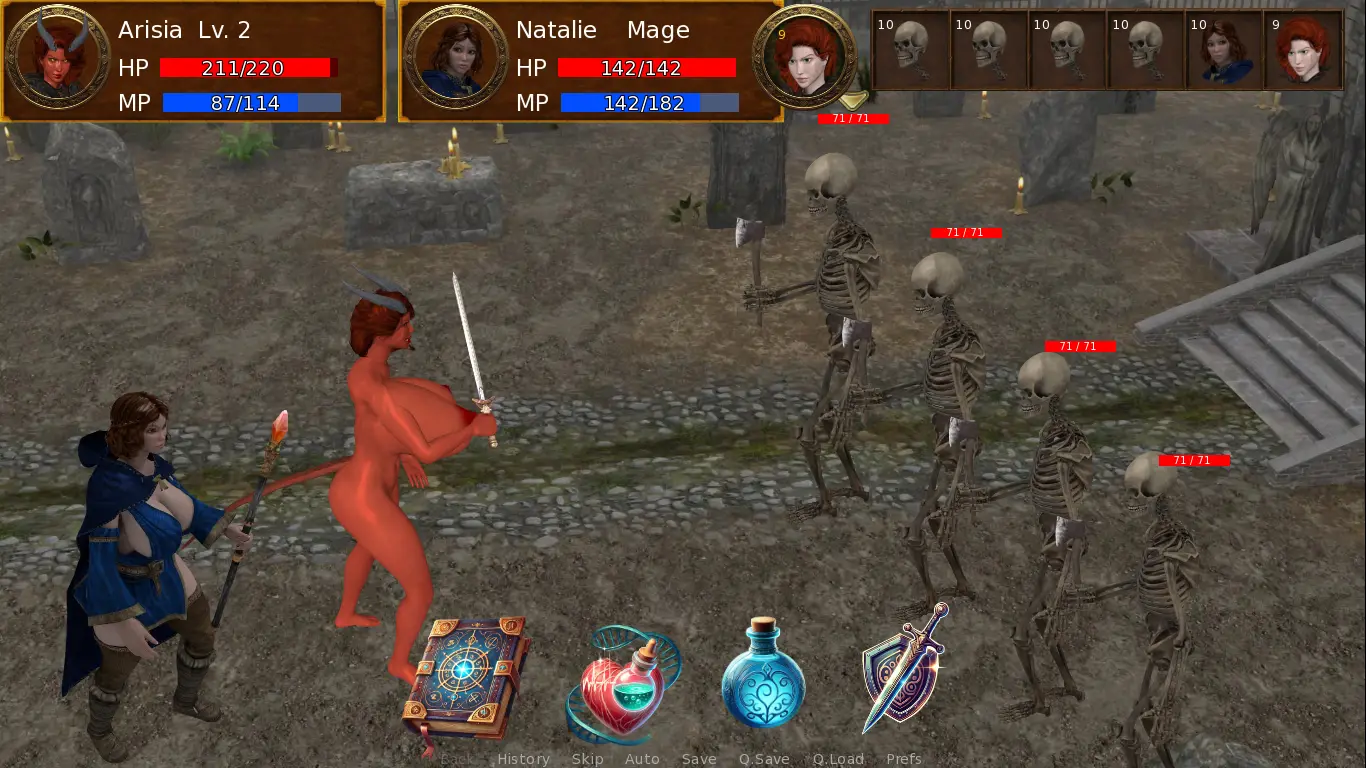 Bred for War gameplay screenshot 6 (Ren'Py adult game) by Natara Games – free download