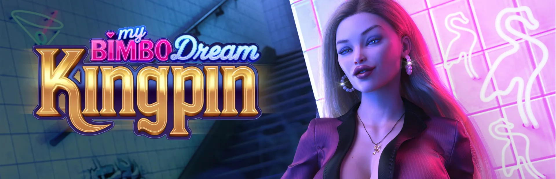 My Bimbo Dream: Kingpin cover 0.10.5 – Ren'Py adult game by My Bimbo Dream free download
