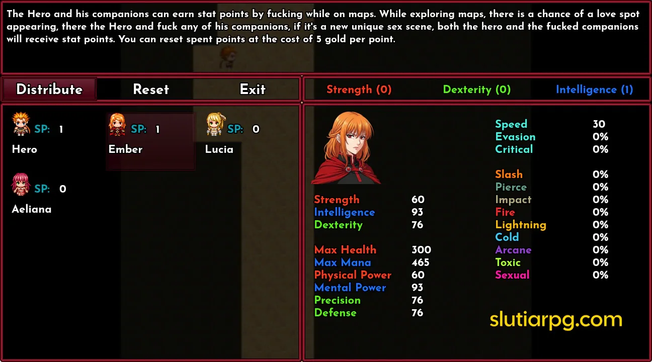 !!Slutia Dungeon Crawler RPG gameplay screenshot 17 (RPGM adult game) by PlayClaritas – free download