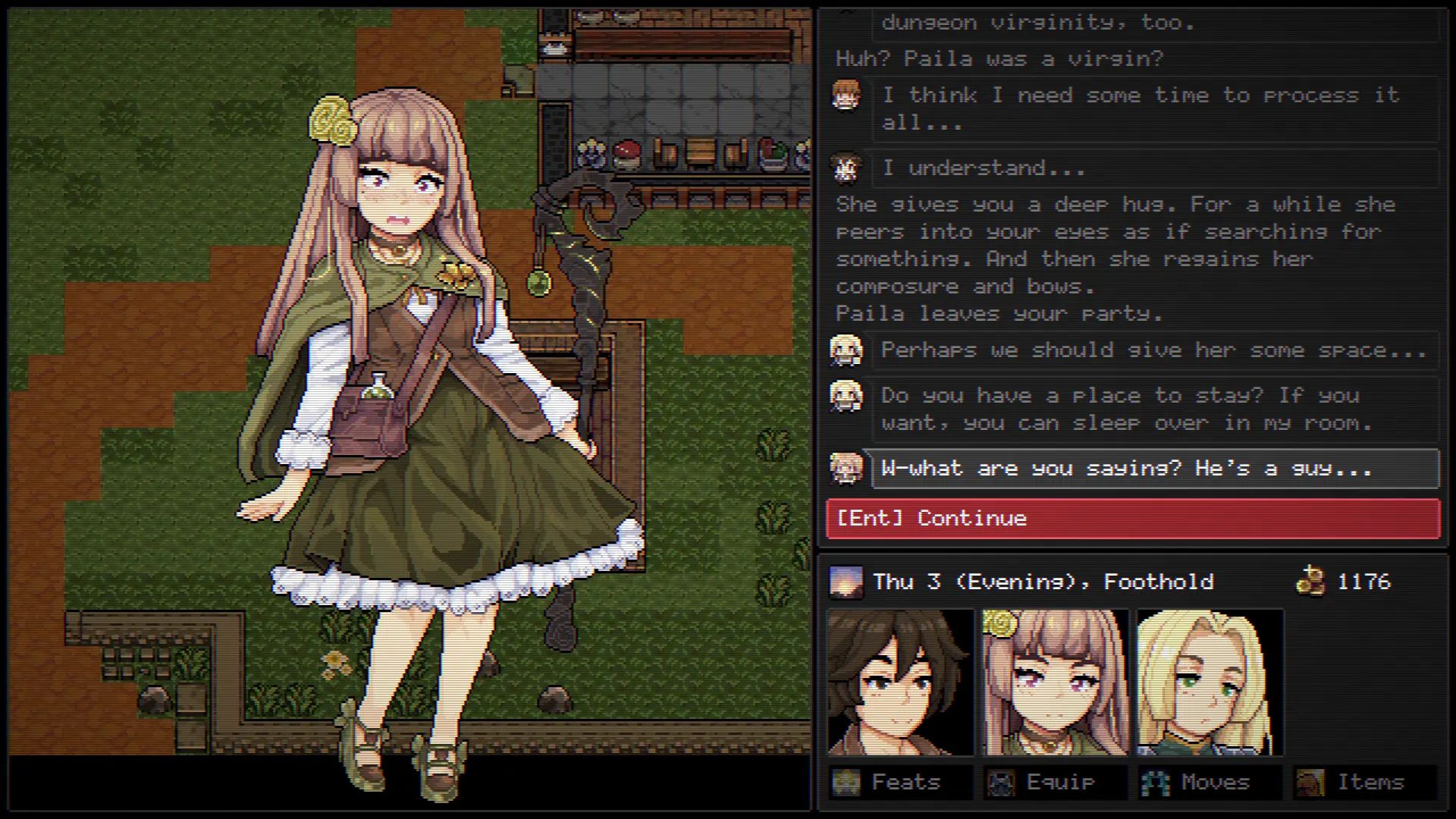 The Demon Lord’s Lover gameplay screenshot 2 (Ren'Py adult game) by ayumu98 – free download