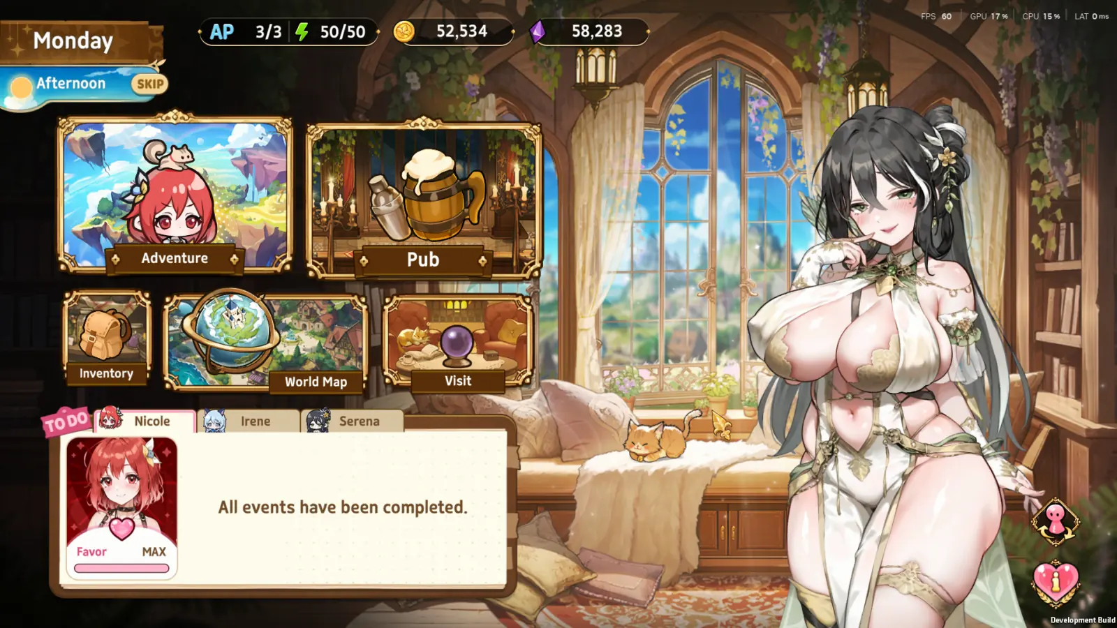 Rebirth Pub gameplay screenshot 12 (Ren'Py adult game) by HimitsuCP – free download
