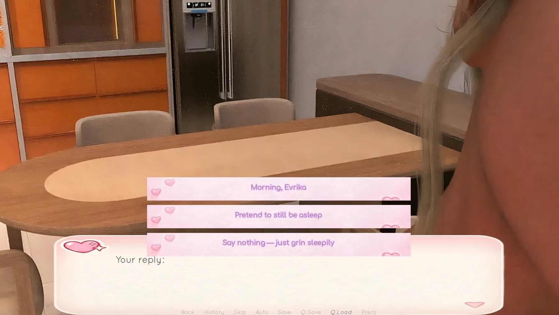 Femdom Whisper gameplay screenshot 2 (Ren'Py adult game) by weakling – free download