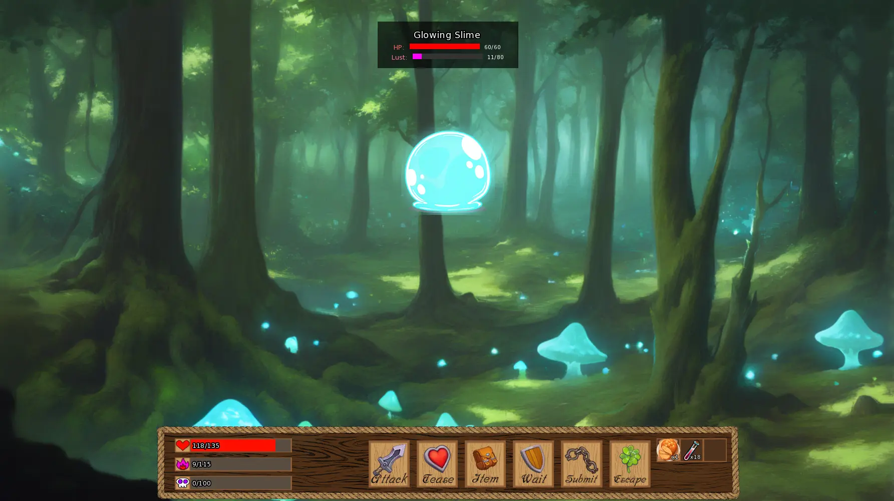 Lust Chronicle gameplay screenshot 1 (Ren'Py adult game) by Galsoma – free download