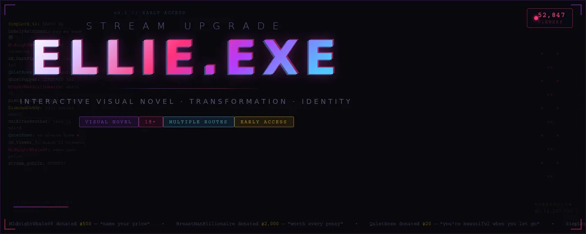 Stream Upgrade: Ellie.exe cover 0.0.4 – HTML adult game by ElliePlayz free download