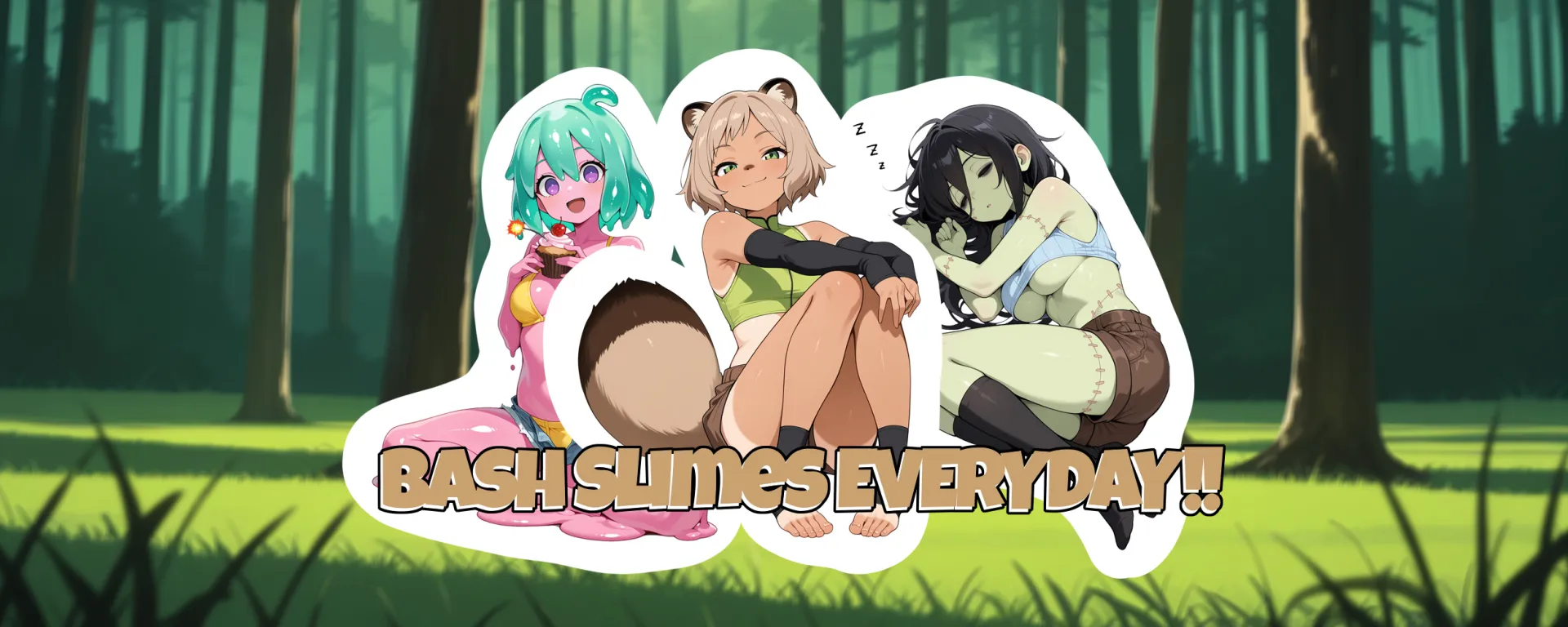 Bash Slimes EVERYDAY!! cover 1.7 – Ren'Py adult game by UnfasedTanuki free download
