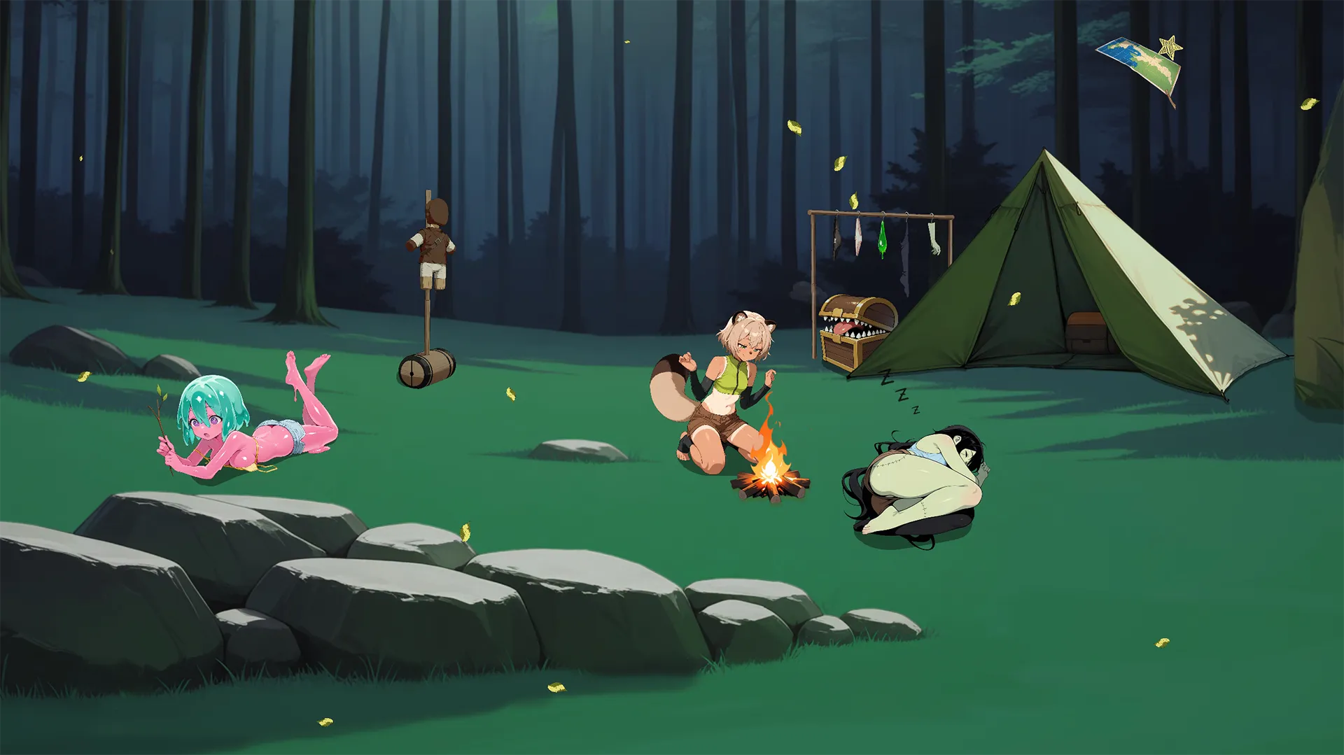 Bash Slimes EVERYDAY!! gameplay screenshot 4 (Ren'Py adult game) by UnfasedTanuki – free download