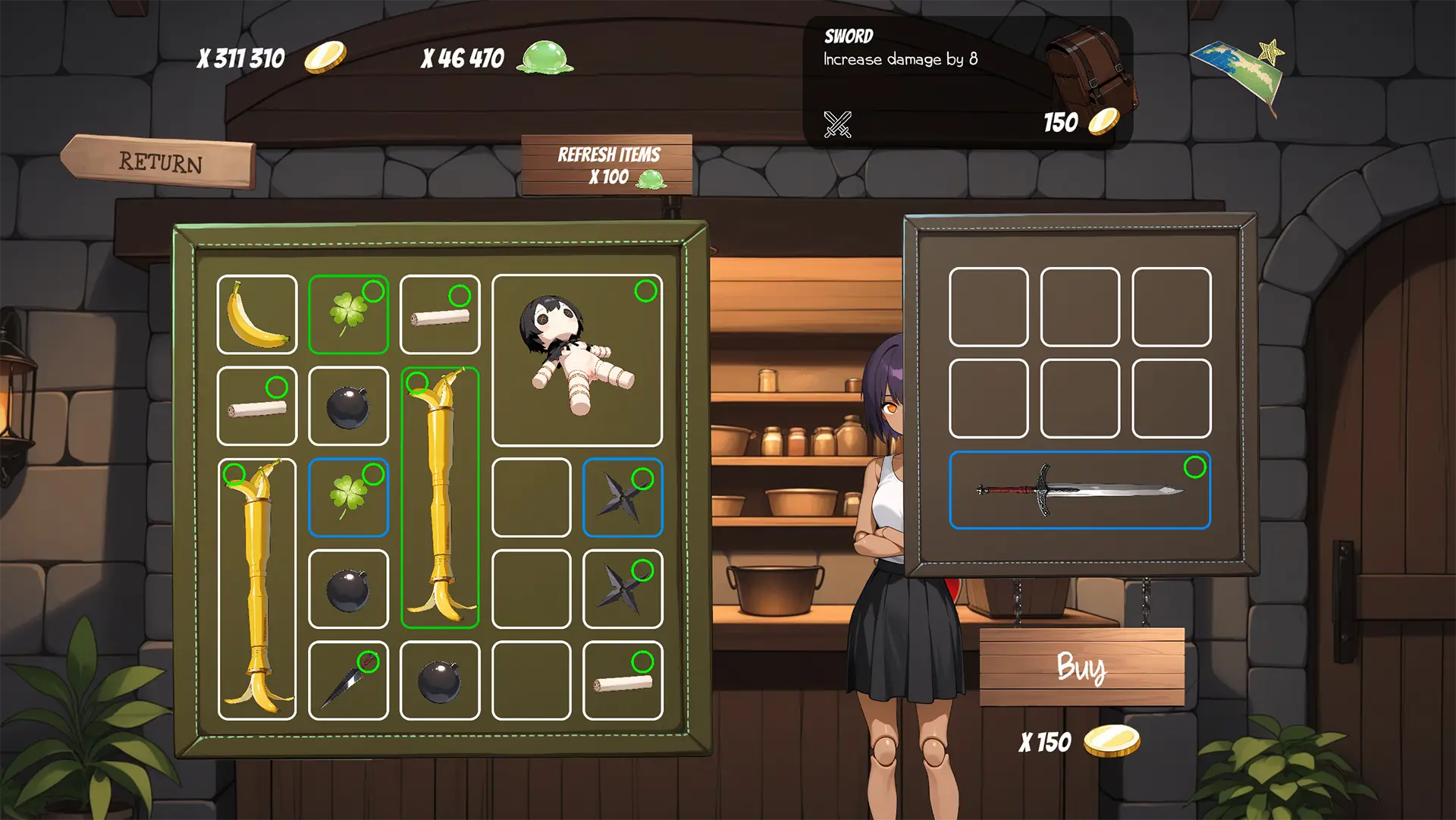 Bash Slimes EVERYDAY!! gameplay screenshot 6 (Ren'Py adult game) by UnfasedTanuki – free download