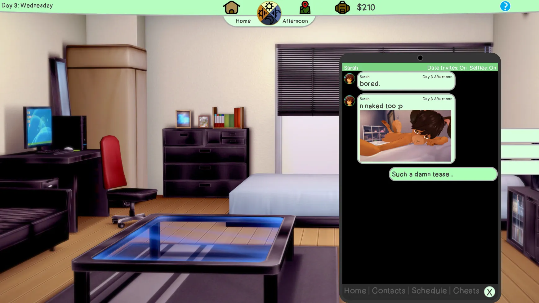 Tails on the Rocks gameplay screenshot 16 (Ren'Py adult game) by ofkeres – free download