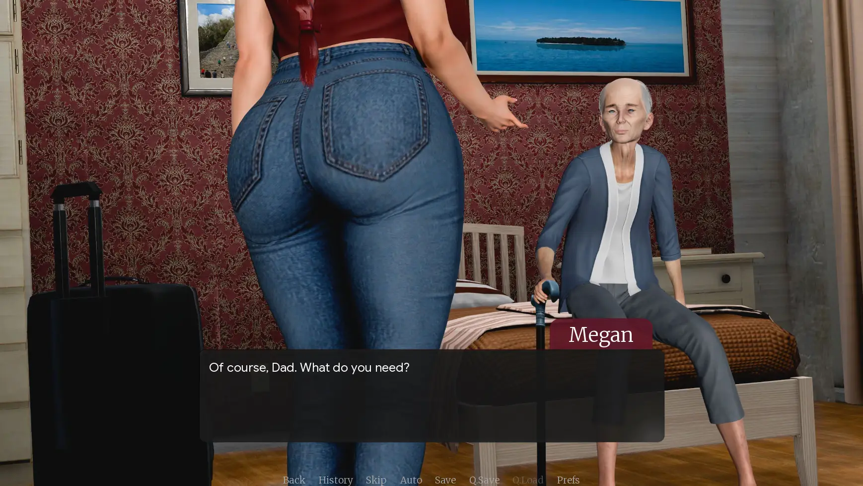 Cane and Able gameplay screenshot 7 (Ren'Py adult game) by Aleksandr 14 – free download