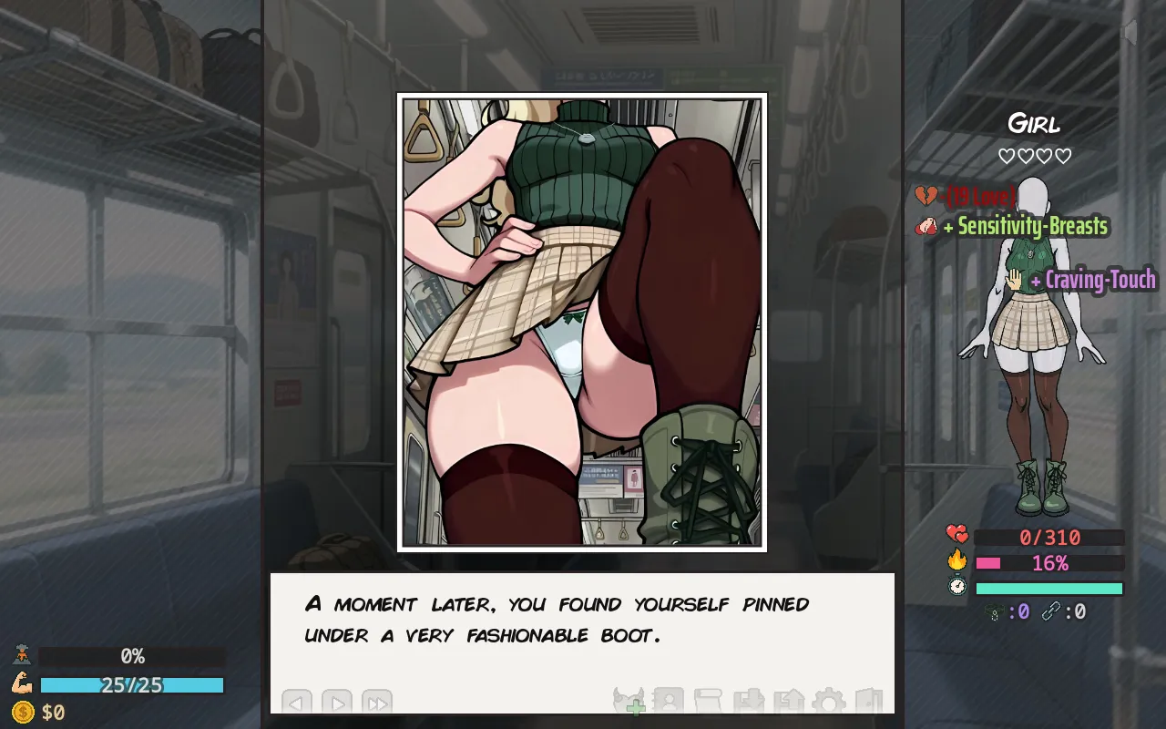 Harem Heaven gameplay screenshot 2 (Godot adult game) by FallstarGames – free download
