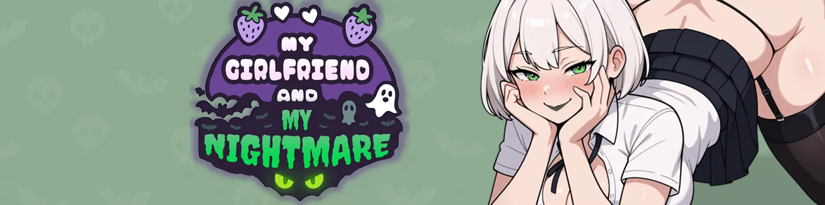 My Girlfriend and My Nightmare cover 0.6.25 – Ren'Py adult game by Jester free download