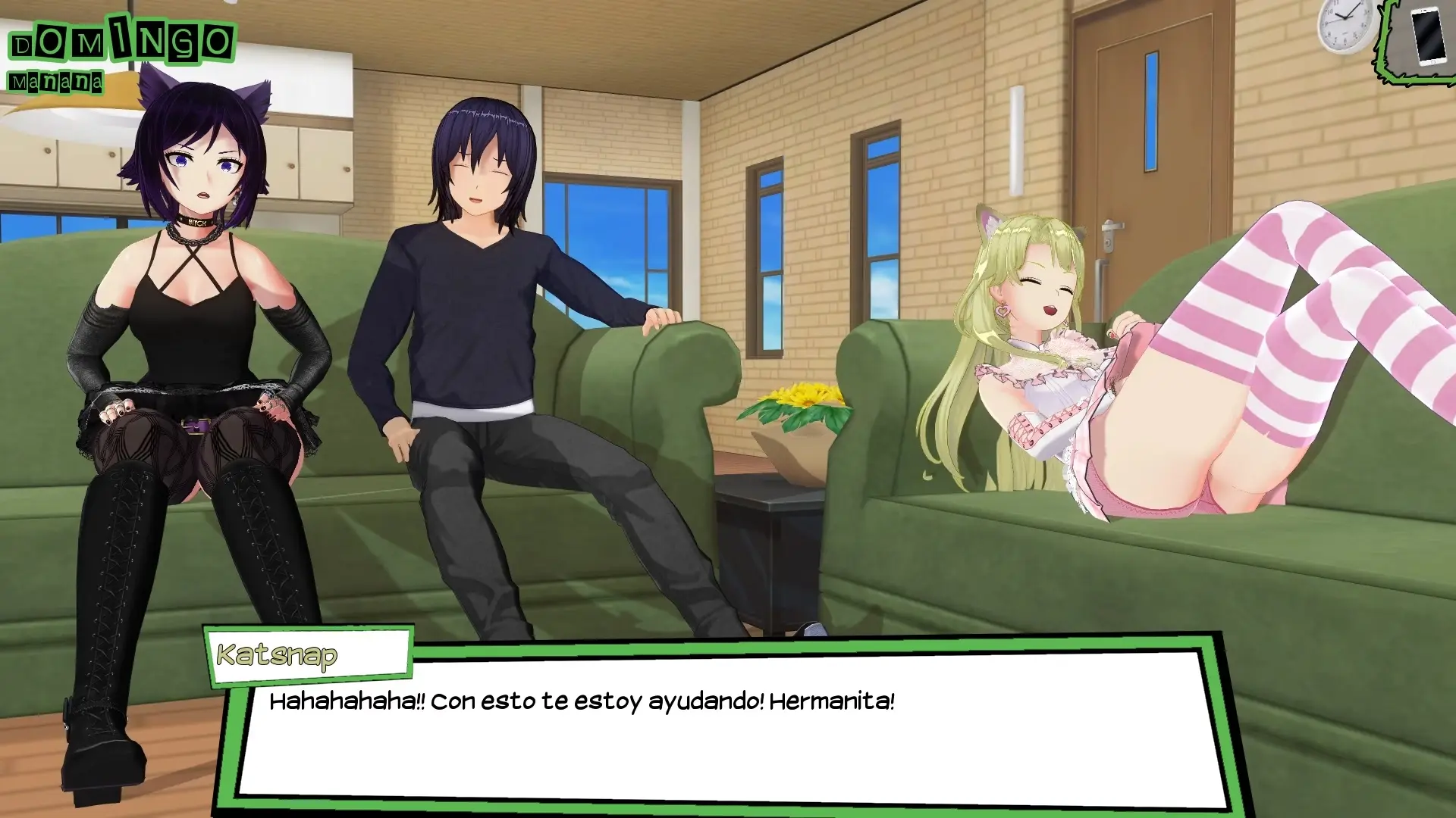 Lustful Harem in Heaven gameplay screenshot 22 (Ren'Py adult game) by Sedhaild – free download