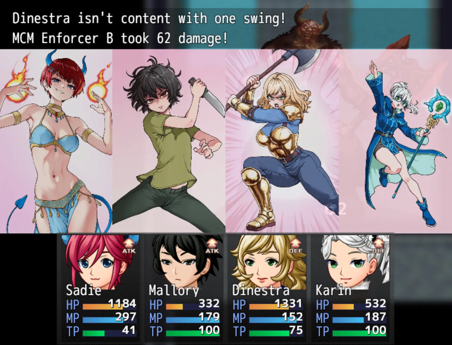 Sadie Gets a Life gameplay screenshot 9 (RPGM adult game) by Middle Tier Games – free download