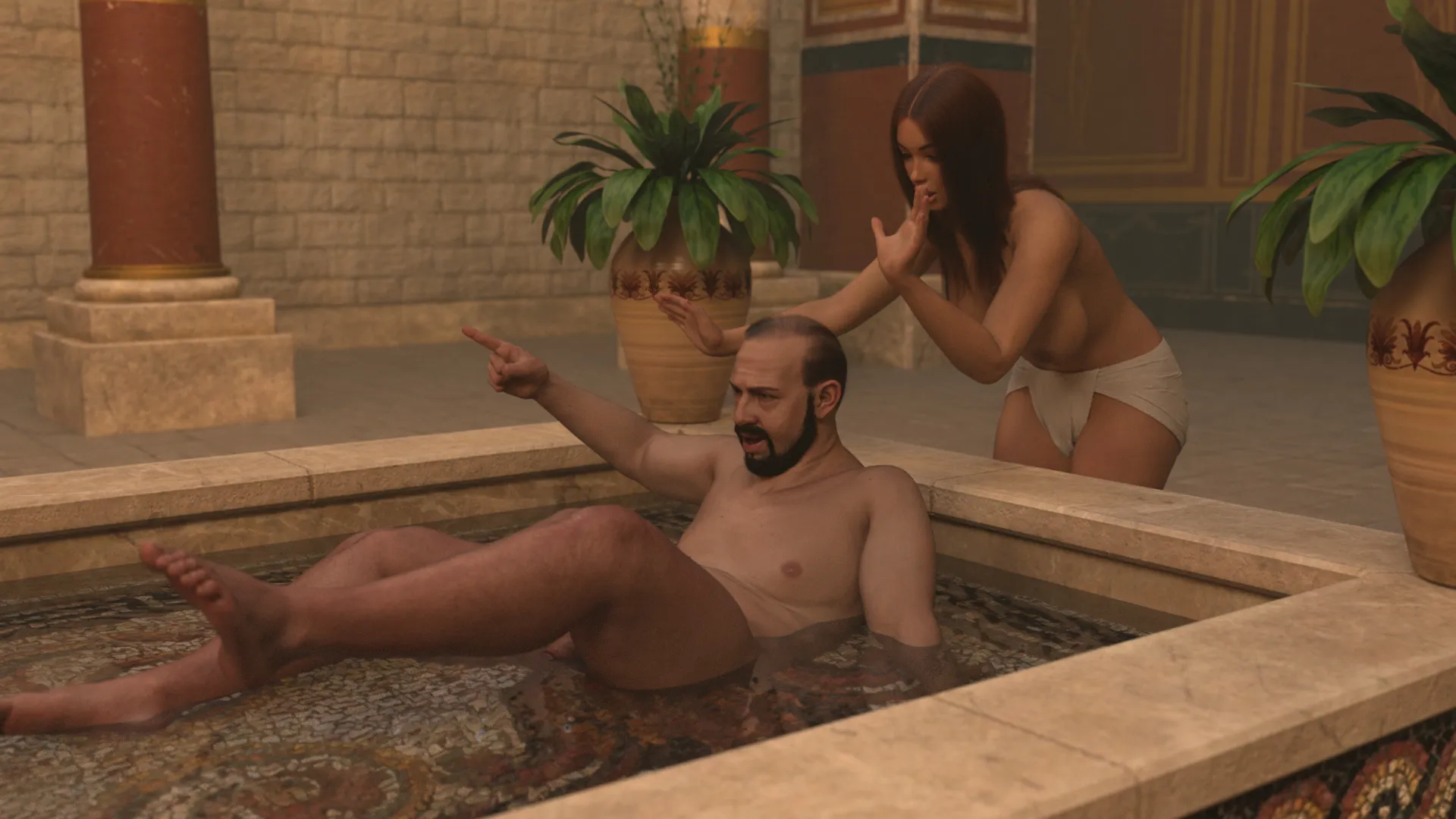 Gorgo – Mother of Sparta gameplay screenshot 4 (Ren'Py adult game) by The Sexy Chinaman – free download