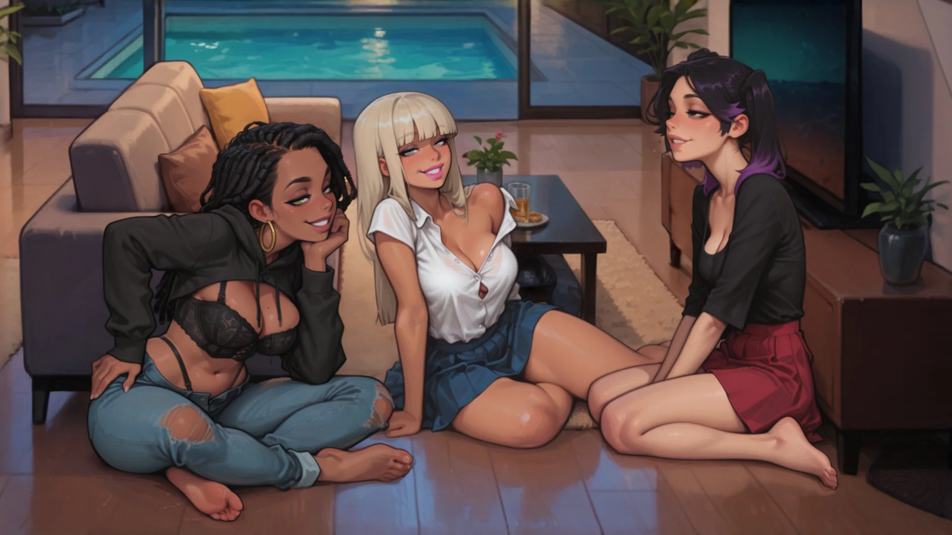 Nothing Weird Happens Here gameplay screenshot 5 (Ren'Py adult game) by Owl34Games – free download