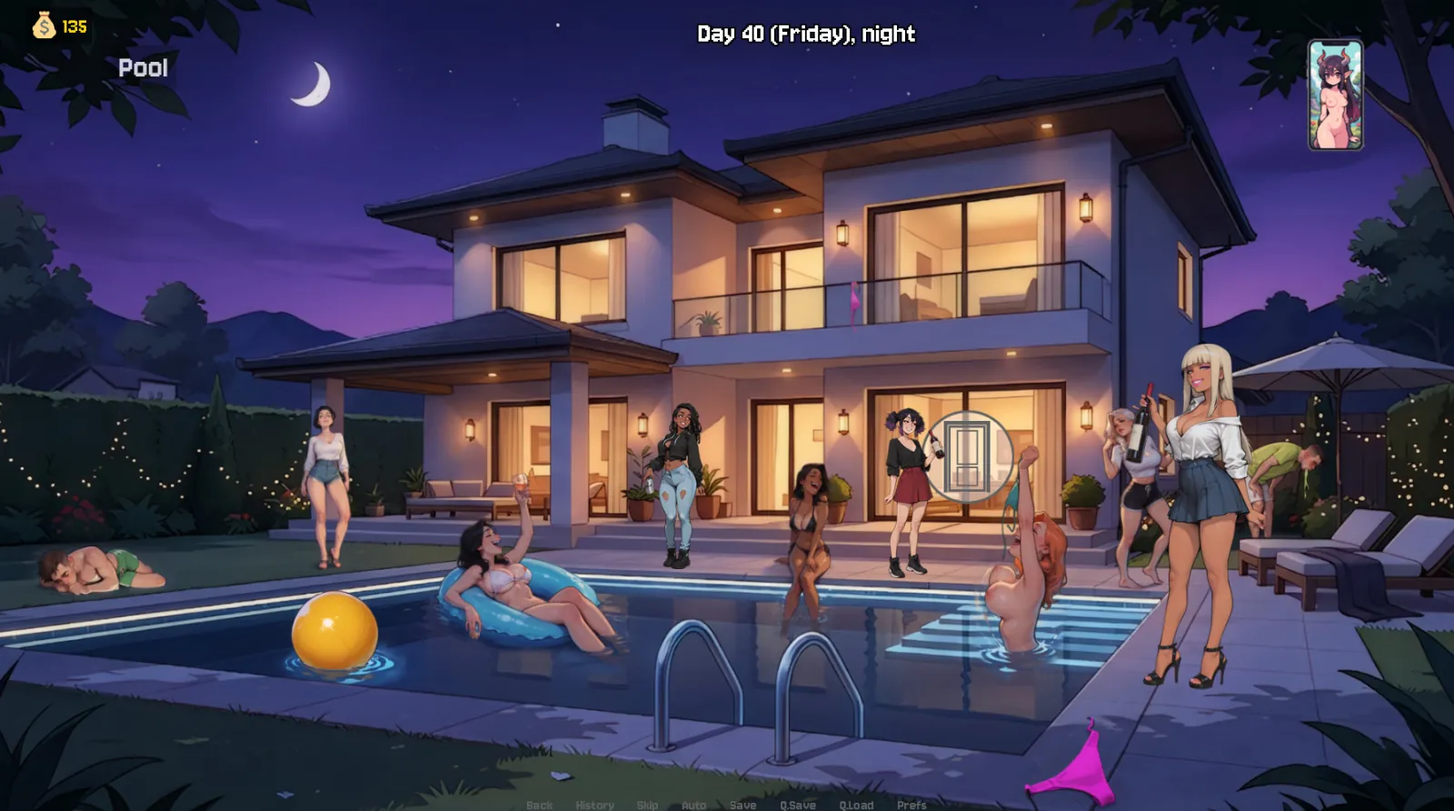 Nothing Weird Happens Here gameplay screenshot 3 (Ren'Py adult game) by Owl34Games – free download
