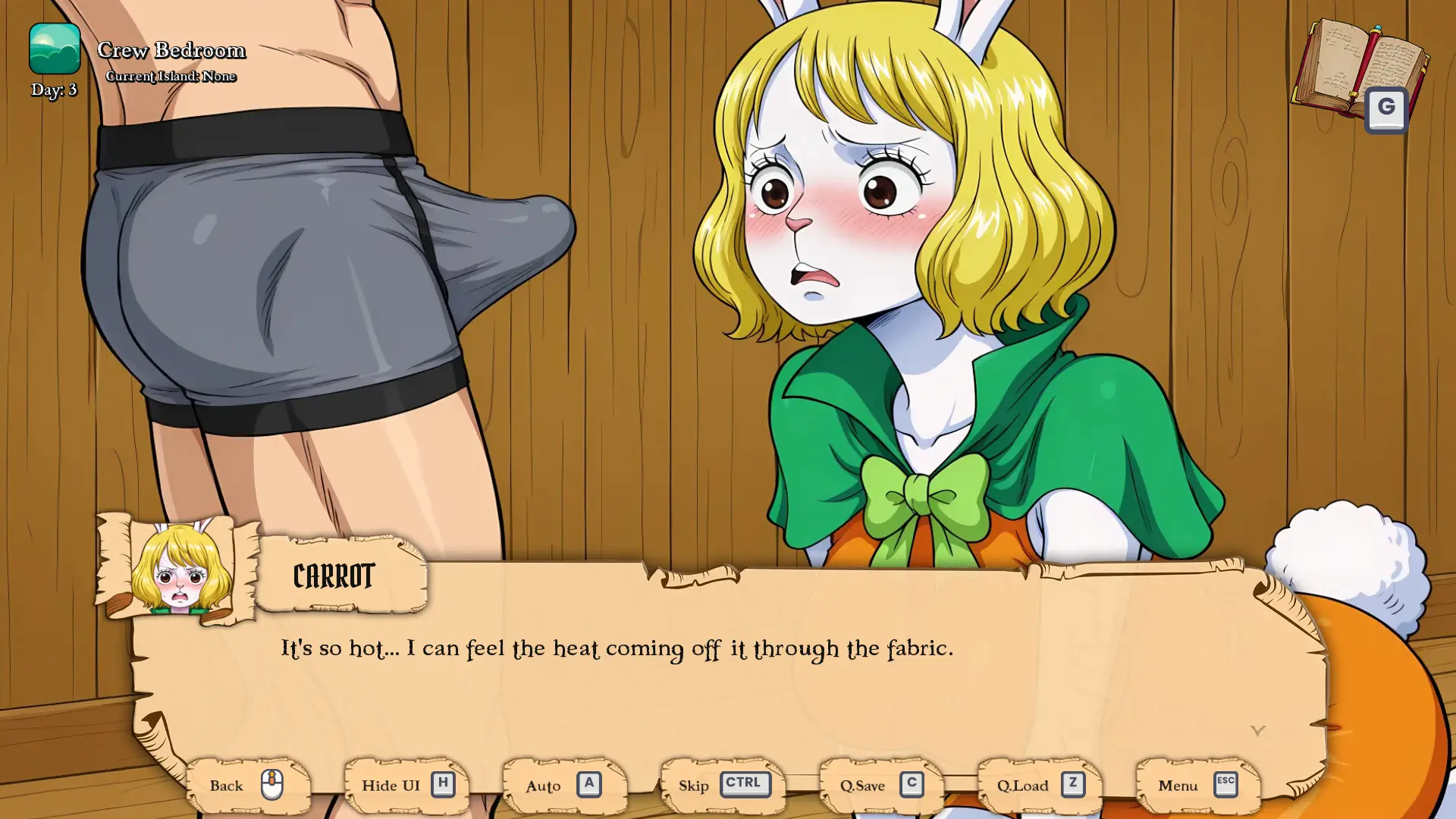 The Lewd Piece gameplay screenshot 1 (Ren'Py adult game) by Naughty Narratives – free download