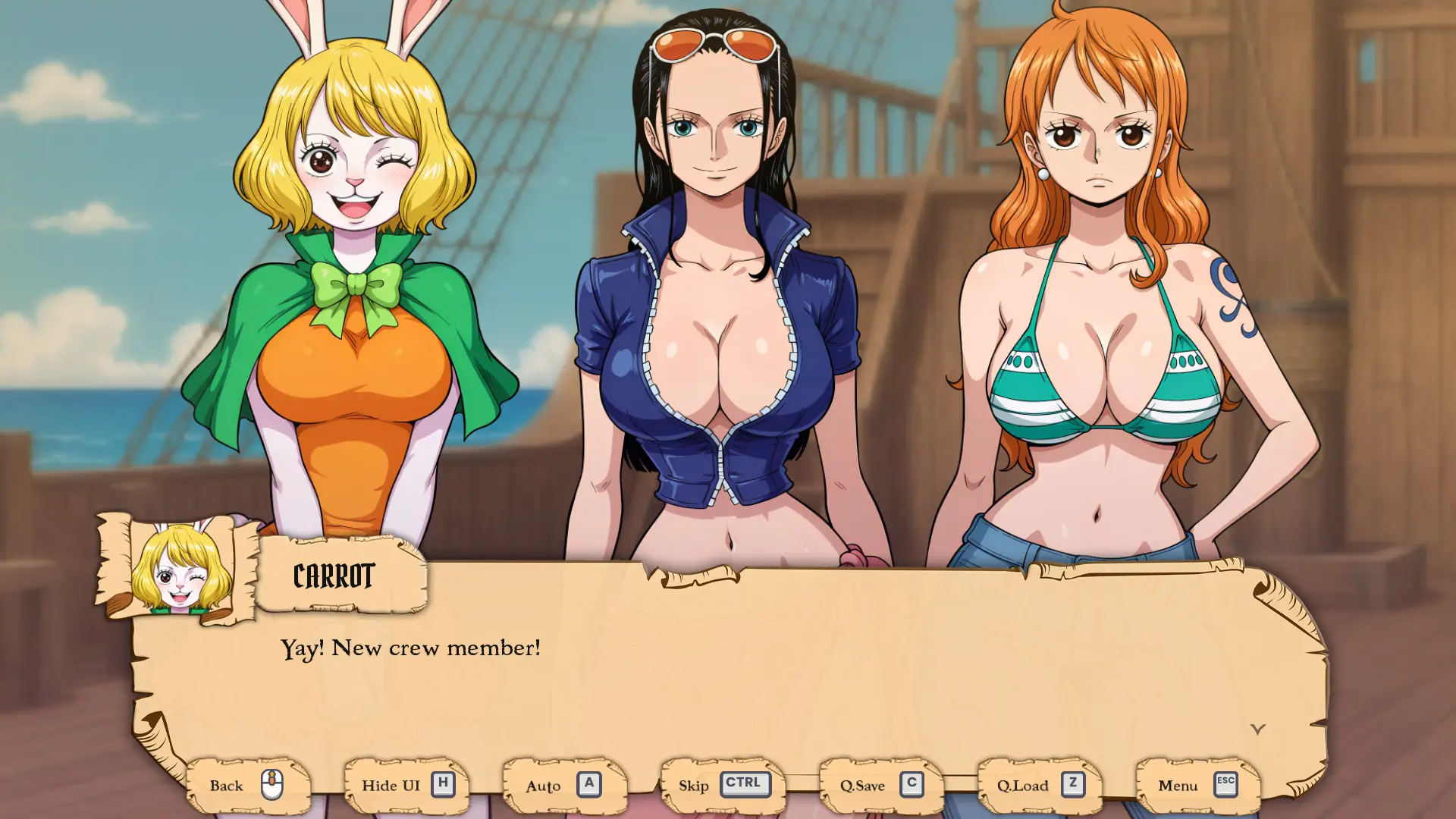 The Lewd Piece gameplay screenshot 5 (Ren'Py adult game) by Naughty Narratives – free download
