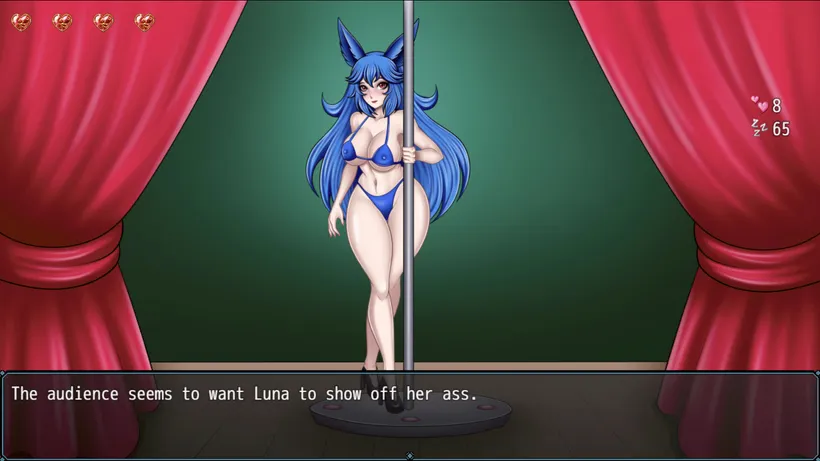 Spy Bunny Luna gameplay screenshot 1 (RPGM adult game) by Choyoru – free download