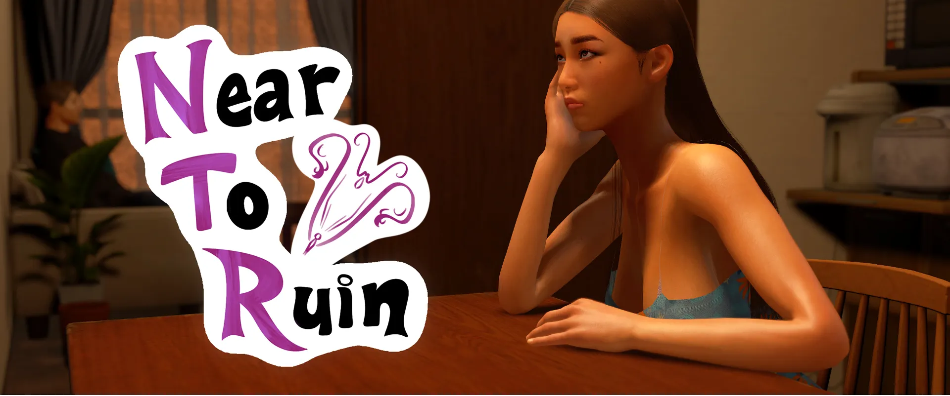 Near To Ruin cover 0.3 – Ren'Py adult game by RiftWidowDev free download