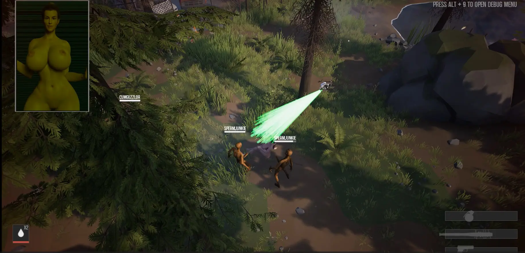 Spermapocalypse gameplay screenshot 4 (Unreal Engine adult game) by VulKhan – free download