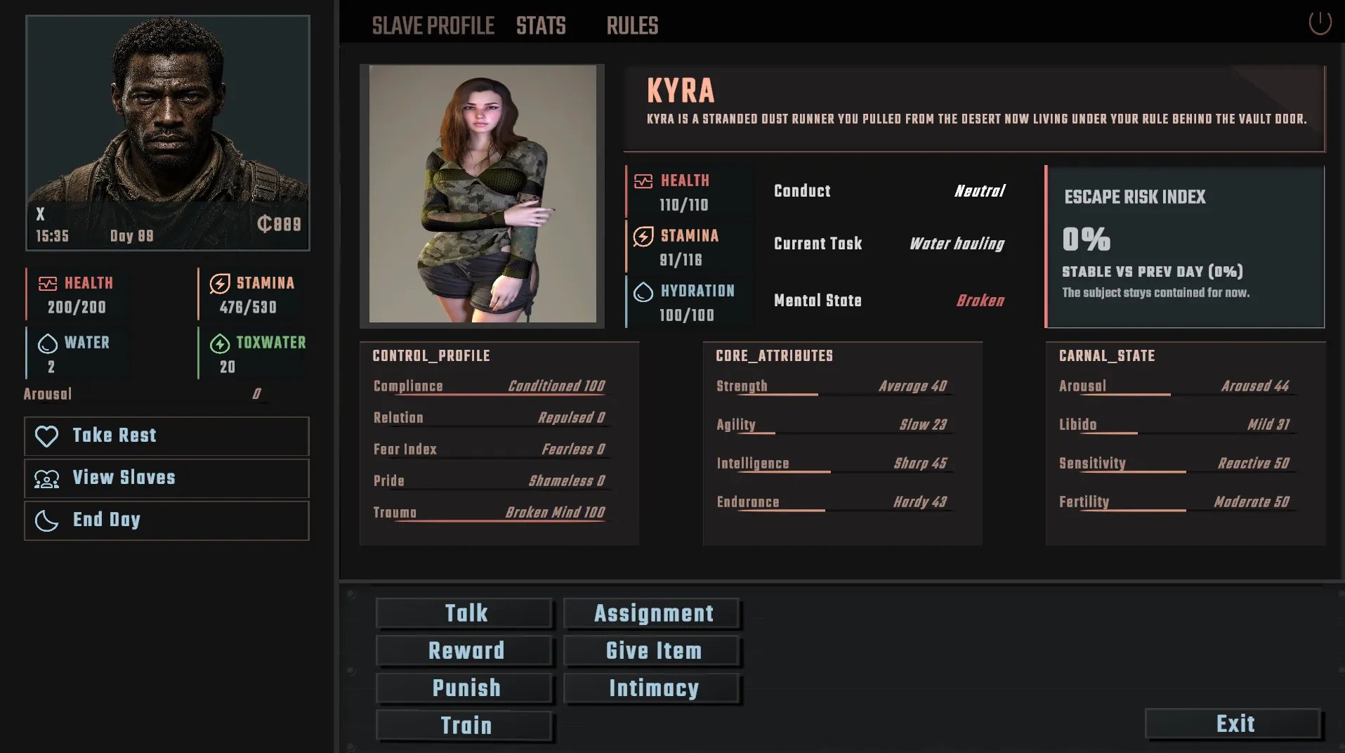 Renegades Vault gameplay screenshot 2 (Unity adult game) by Drako Productions – free download