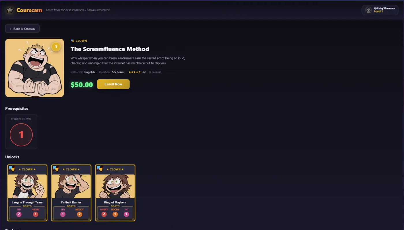 Risky Stream gameplay screenshot 5 (HTML adult game) by Pedantus – free download