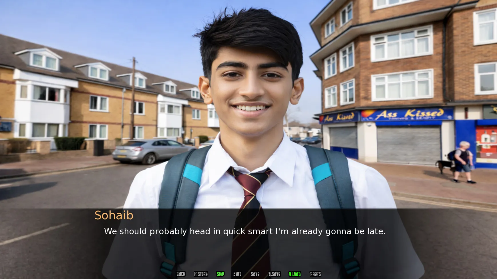 Return to the Abbey gameplay screenshot 1 (Ren'Py adult game) by SCIMITAR VISUAL NOVELS – free download