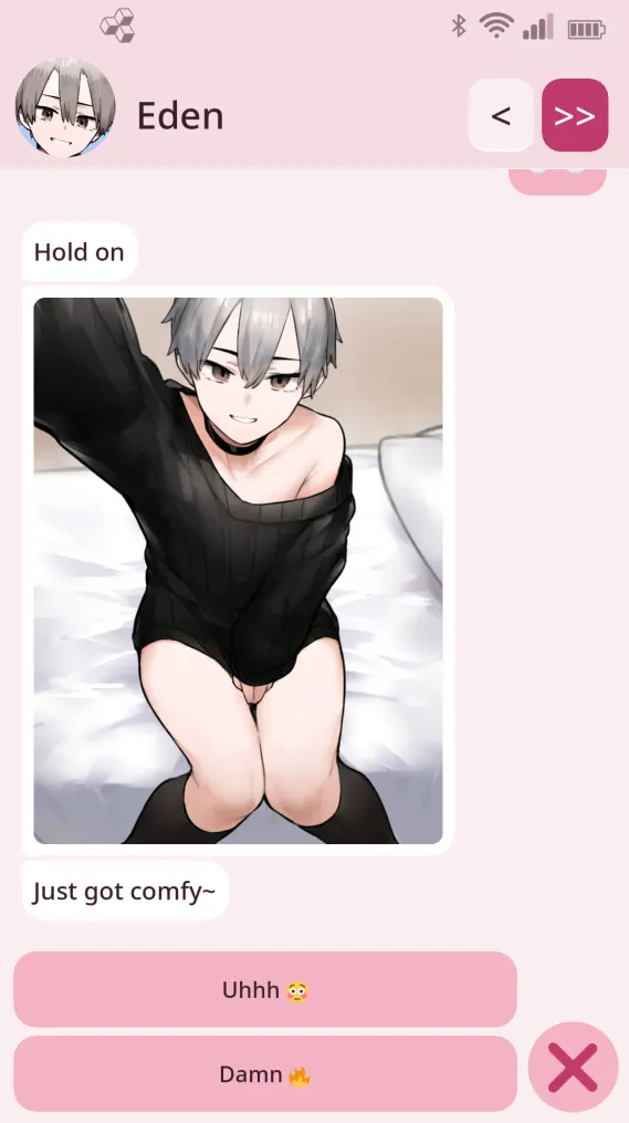 Femboy Phone gameplay screenshot 1 (Godot adult game) by Shybox – free download
