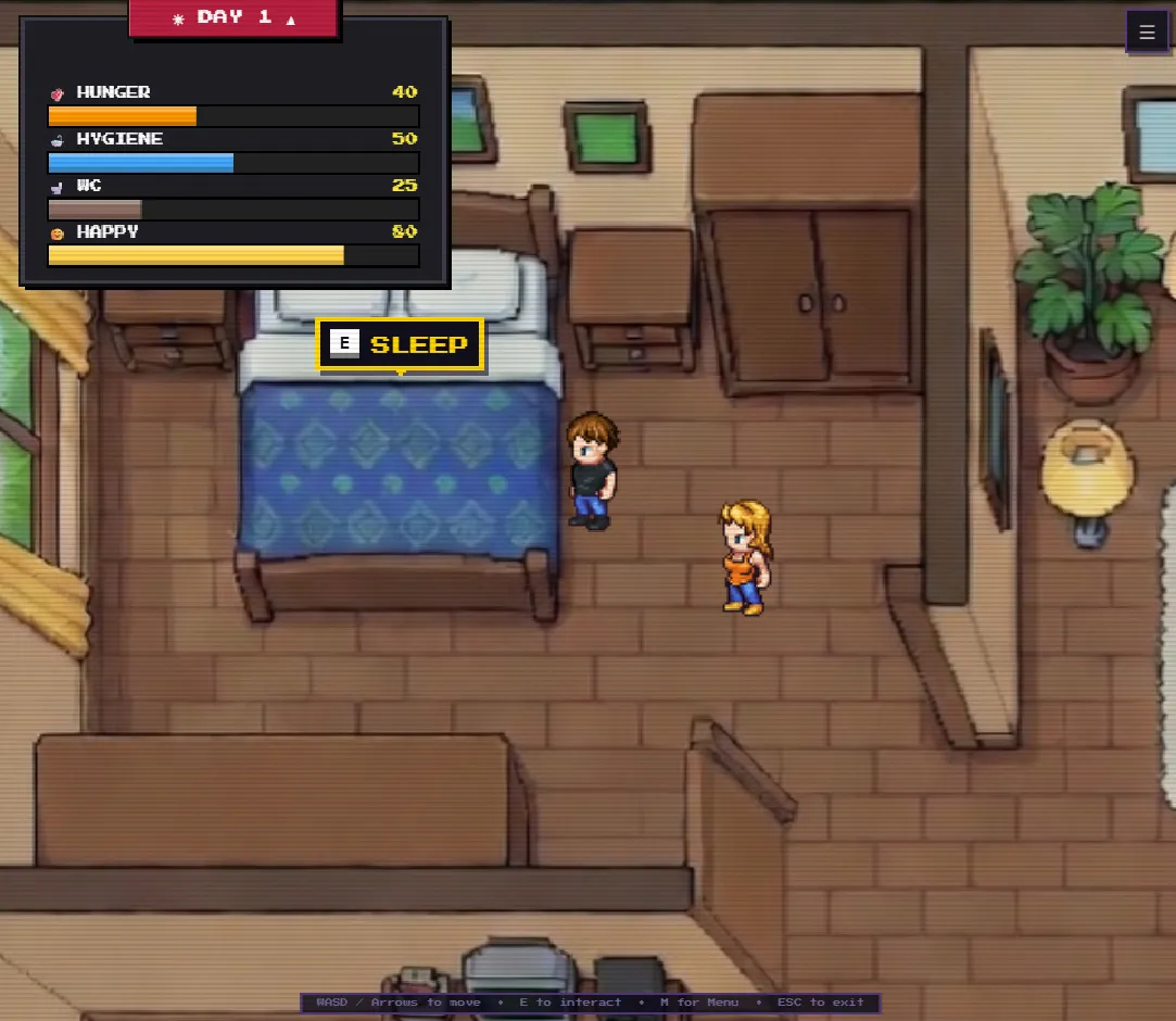 Stepmom Paradise gameplay screenshot 2 (HTML adult game) by PocketStorys – free download