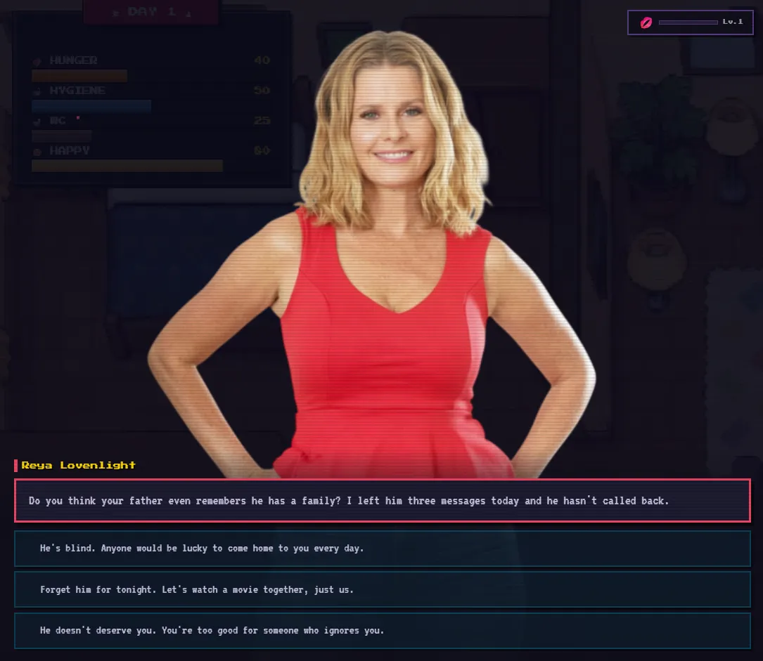 Stepmom Paradise gameplay screenshot 4 (HTML adult game) by PocketStorys – free download