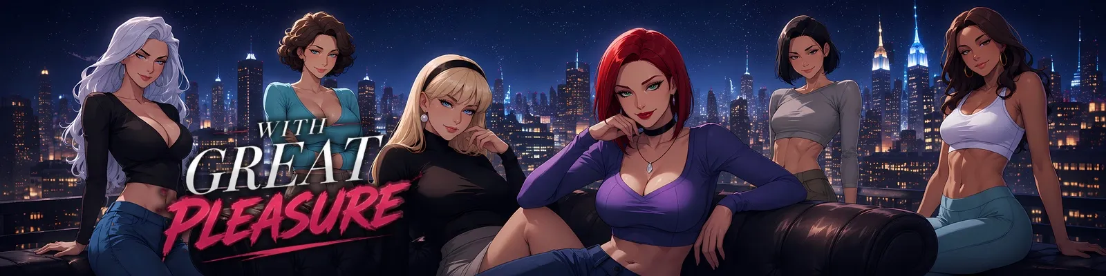 With Great Pleasure cover 0.4.3 Patreon – Ren'Py adult game by Polzac Games free download