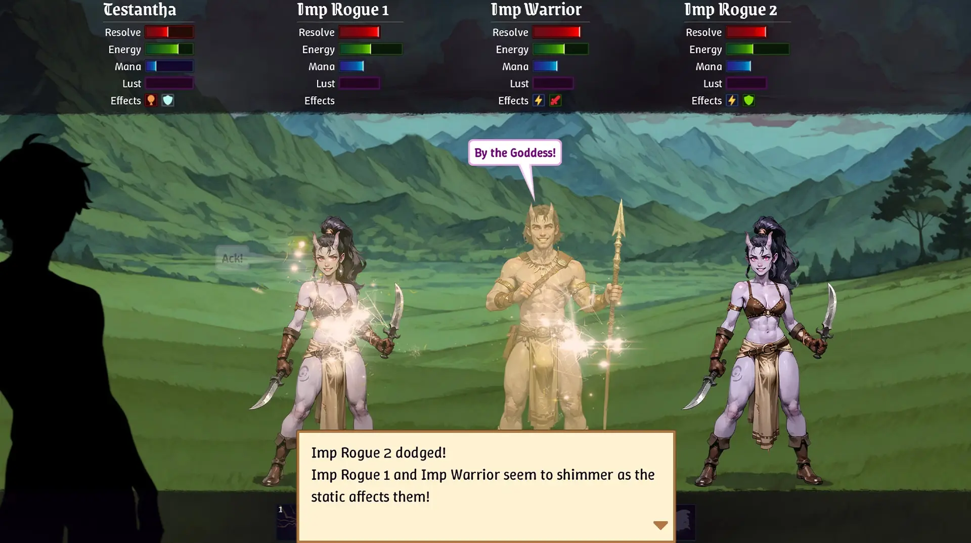 Chronicles of Corrupted Knights gameplay screenshot 1 (Others adult game) by Loquacious Rake – free download