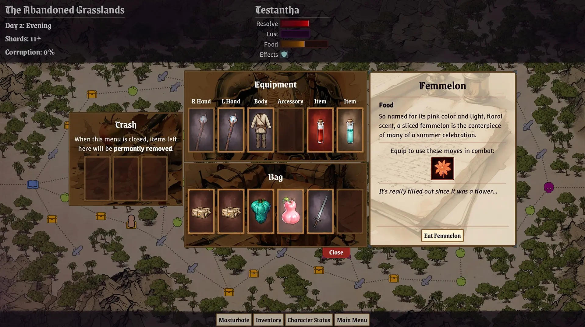 Chronicles of Corrupted Knights gameplay screenshot 4 (Others adult game) by Loquacious Rake – free download