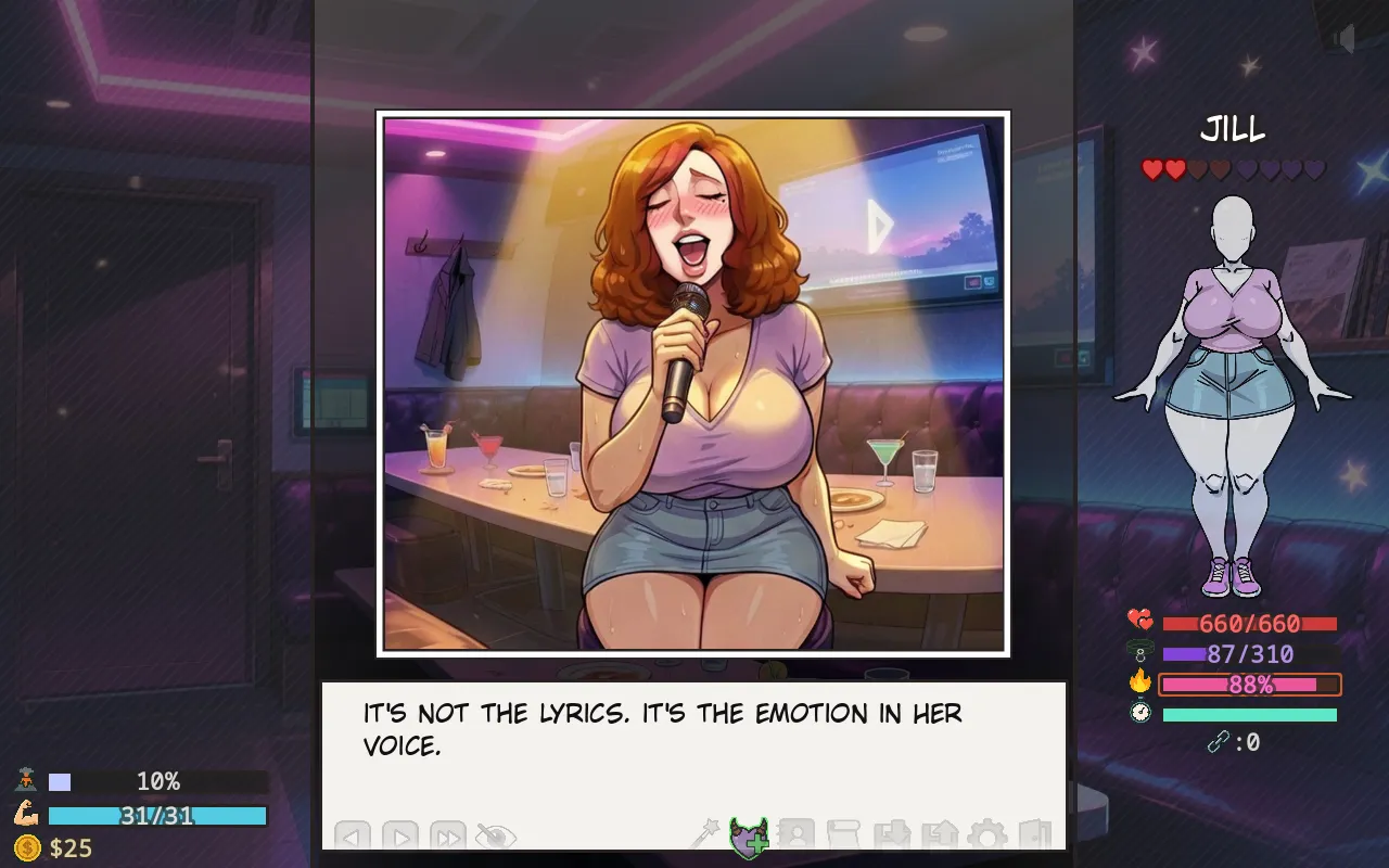 Harem Heaven gameplay screenshot 1 (Godot adult game) by FallstarGames – free download