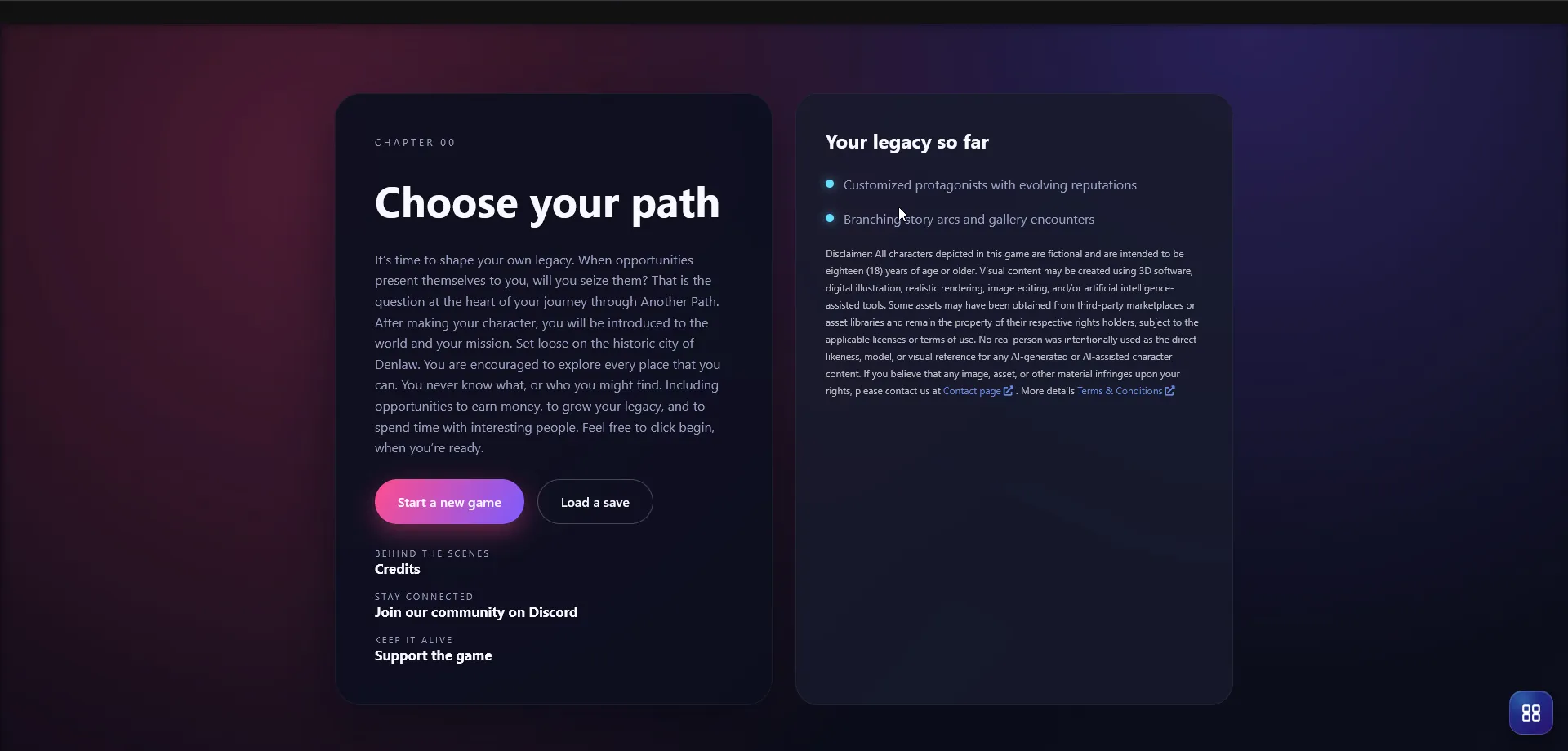 Another Path gameplay screenshot 4 (HTML adult game) by Volen-games – free download