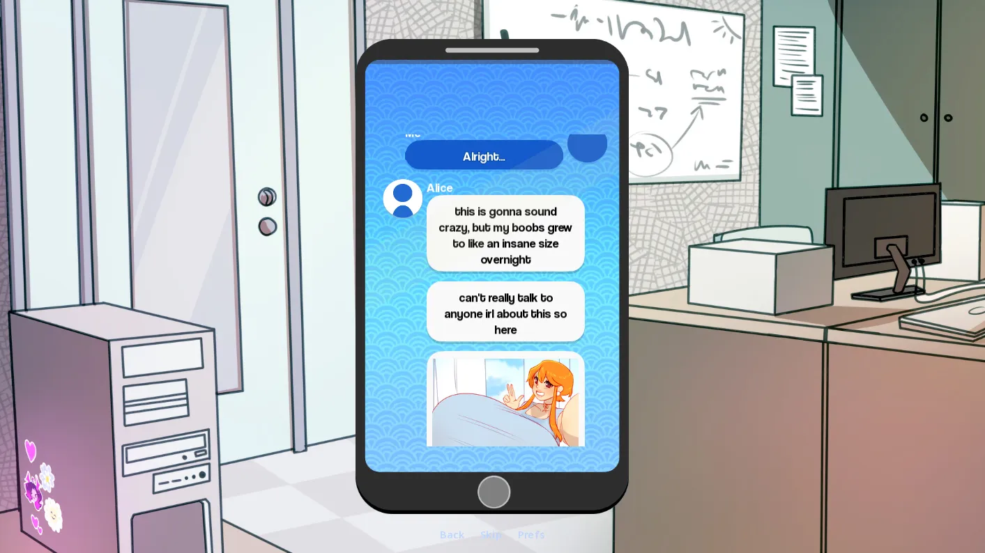 Unexpected Number Neighbor gameplay screenshot 6 (Ren'Py adult game) by MoxeGames – free download