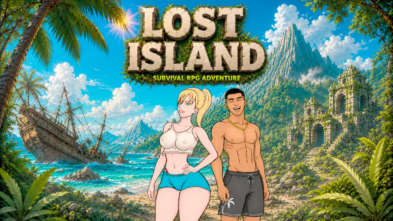 Lost Island cover Demo – RPGM adult game by cocytus free download