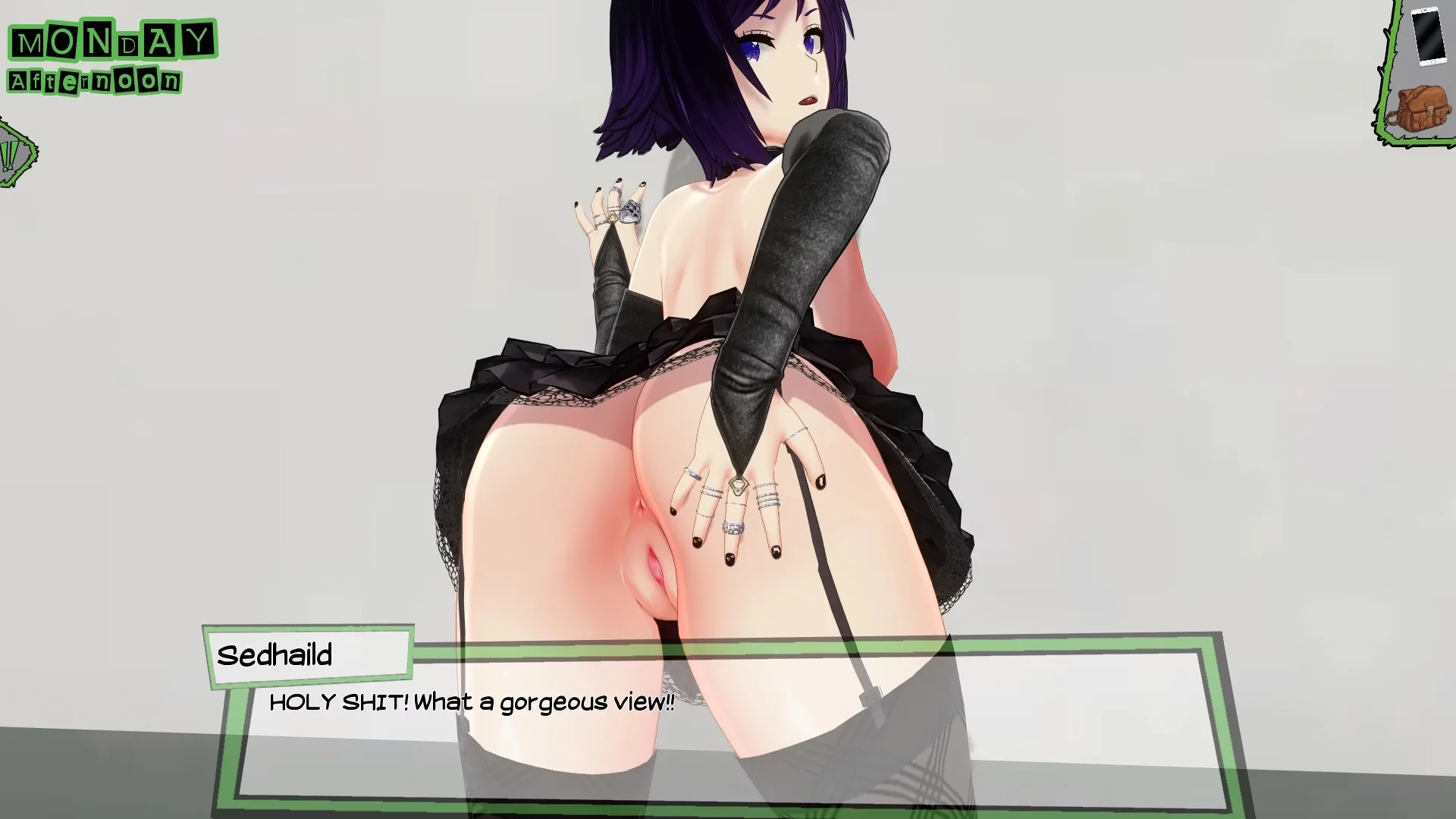 Lustful Harem in Heaven gameplay screenshot 2 (Ren'Py adult game) by Sedhaild – free download