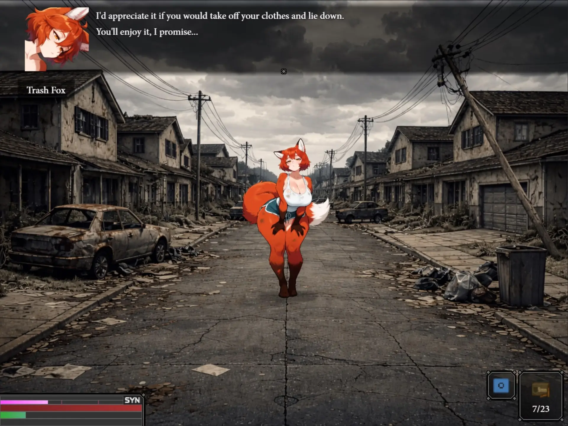 Hell-Strain gameplay screenshot 3 (RPGM adult game) by Finchly Games – free download